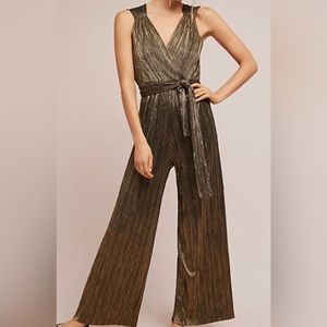 Anthropology Bronze Jumpsuit, Vanessa Virginia